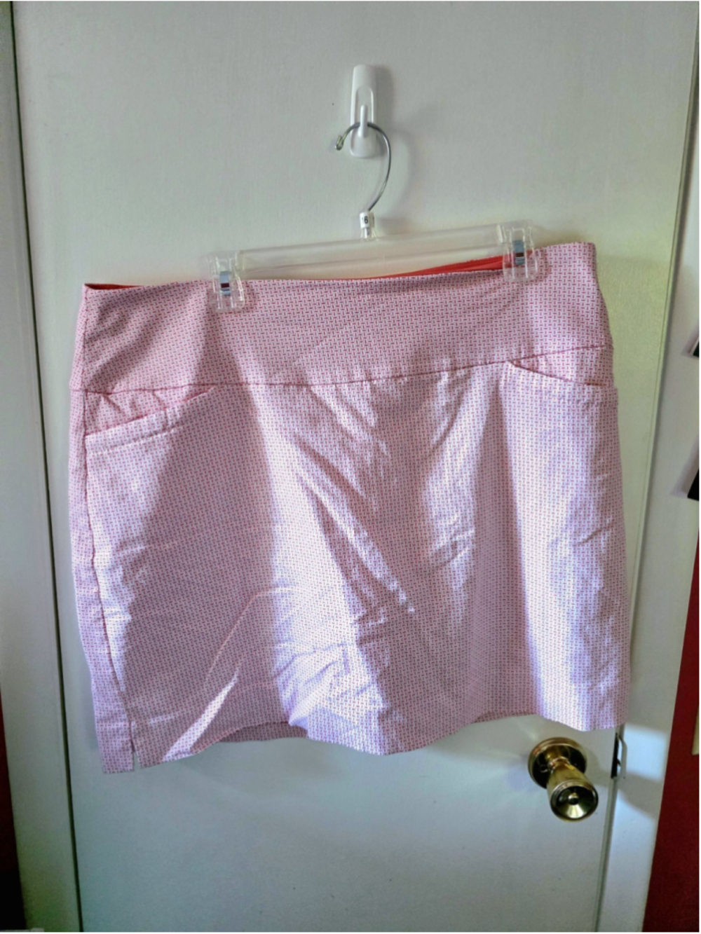 S.C. & CO. Coral Print 360 Tummy Control Skort Skirt XXL Womens Nautical